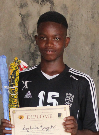 Seydouba Kouyate avec diplome